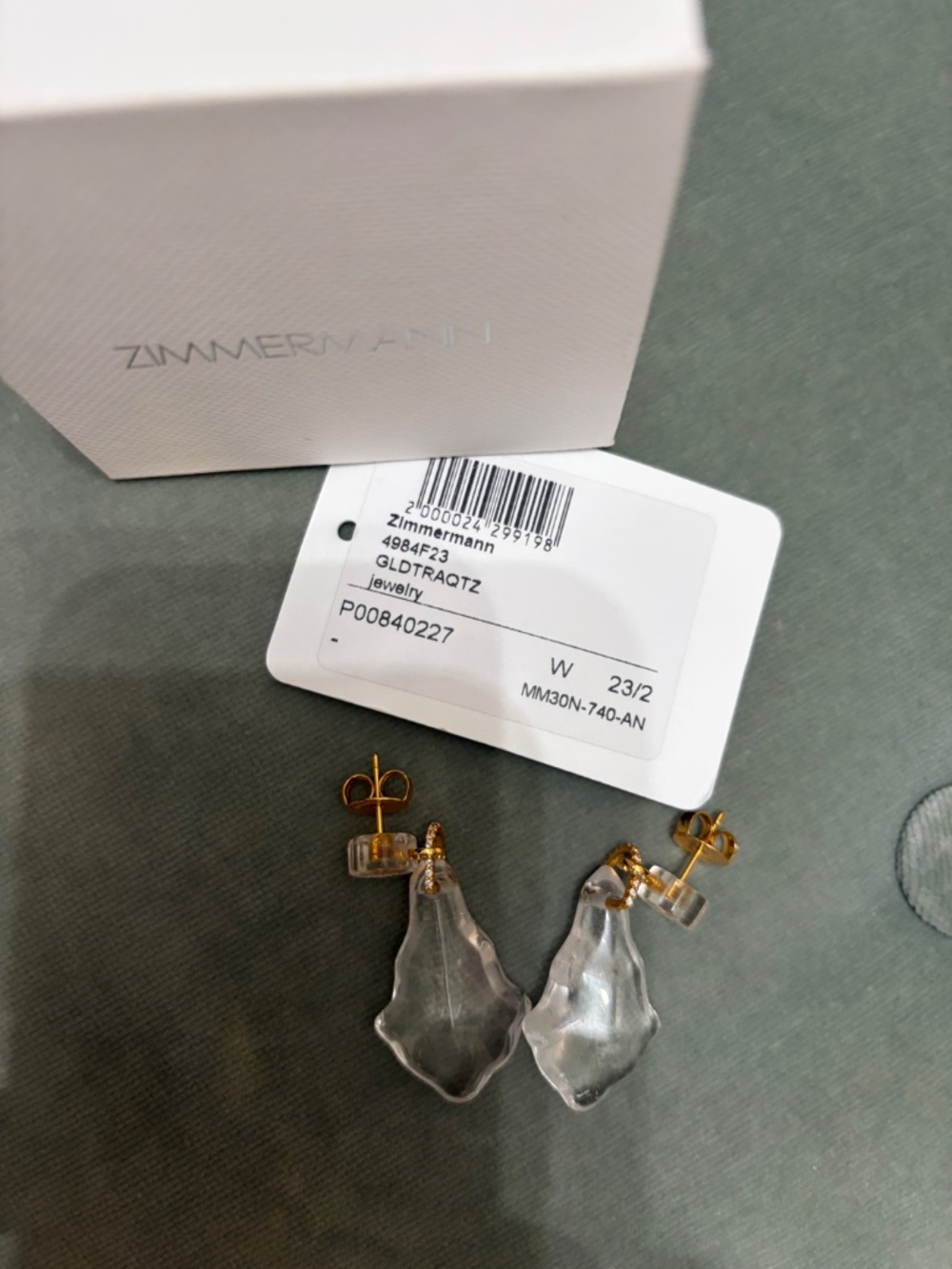Zimmermann crystal chandelier earrings - Picture 8 of 9